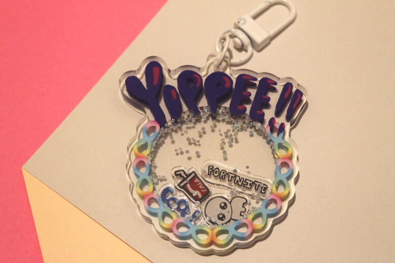 Autism Creature Shaker keychain Autism Creature Shaker keychain